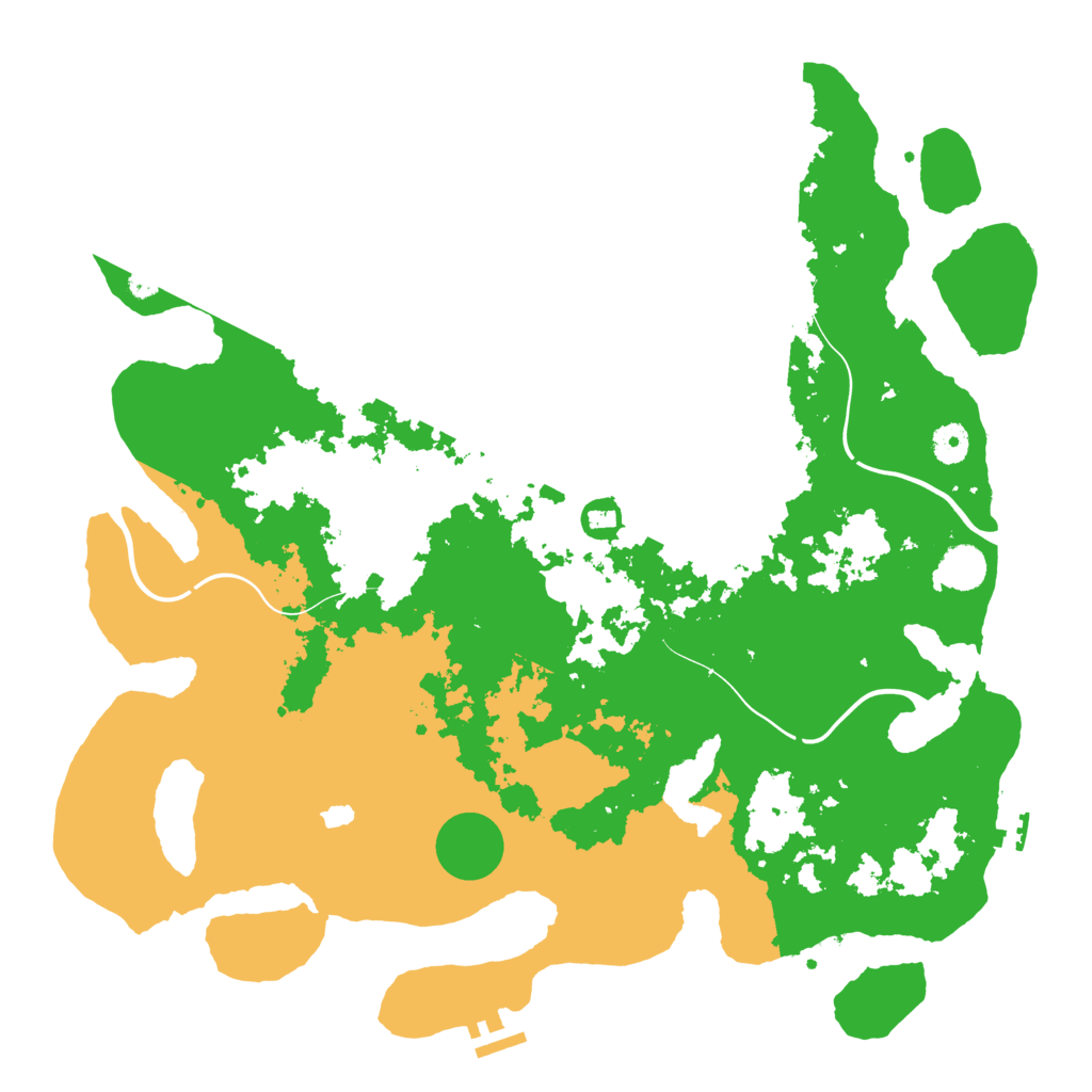 Biome Rust Map: Procedural Map, Size: 4250, Seed: 307380349