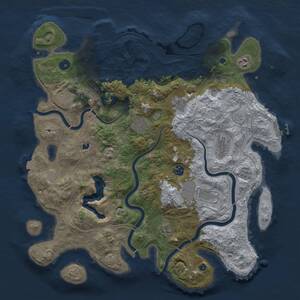Thumbnail Rust Map: Procedural Map, Size: 4250, Seed: 105504479, 15 Monuments