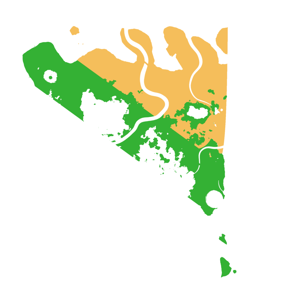 Biome Rust Map: Procedural Map, Size: 3500, Seed: 284736489