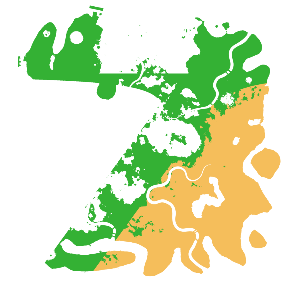 Biome Rust Map: Procedural Map, Size: 4250, Seed: 605984