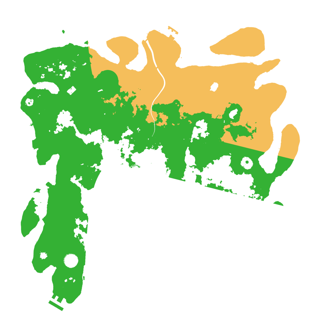 Biome Rust Map: Procedural Map, Size: 4000, Seed: 753180860