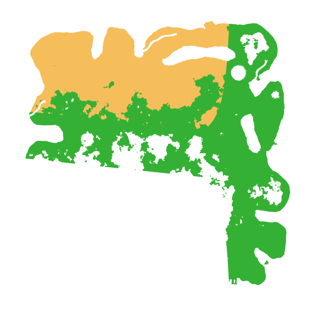 Biome Rust Map: Procedural Map, Size: 3700, Seed: 425828231
