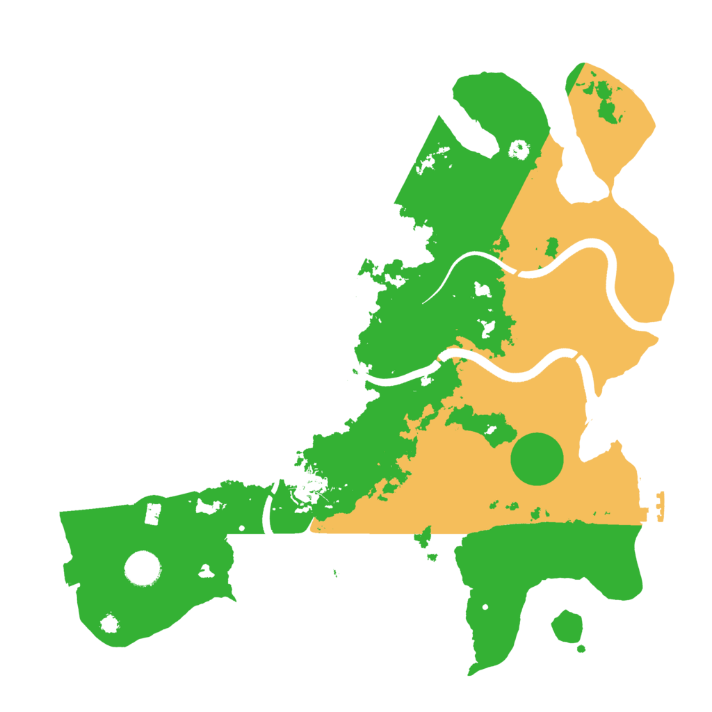 Biome Rust Map: Procedural Map, Size: 3550, Seed: 31807
