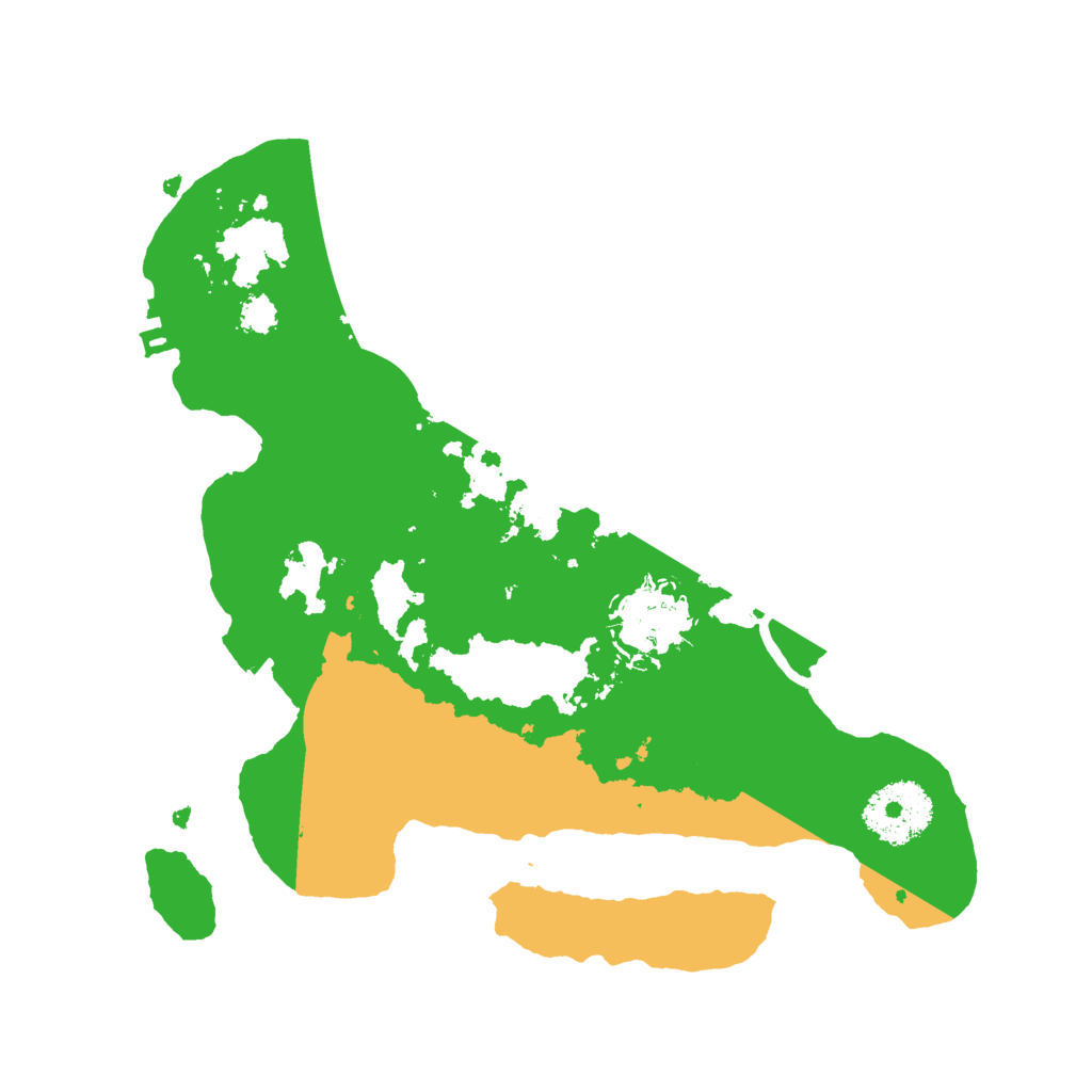 Biome Rust Map: Procedural Map, Size: 2600, Seed: 28