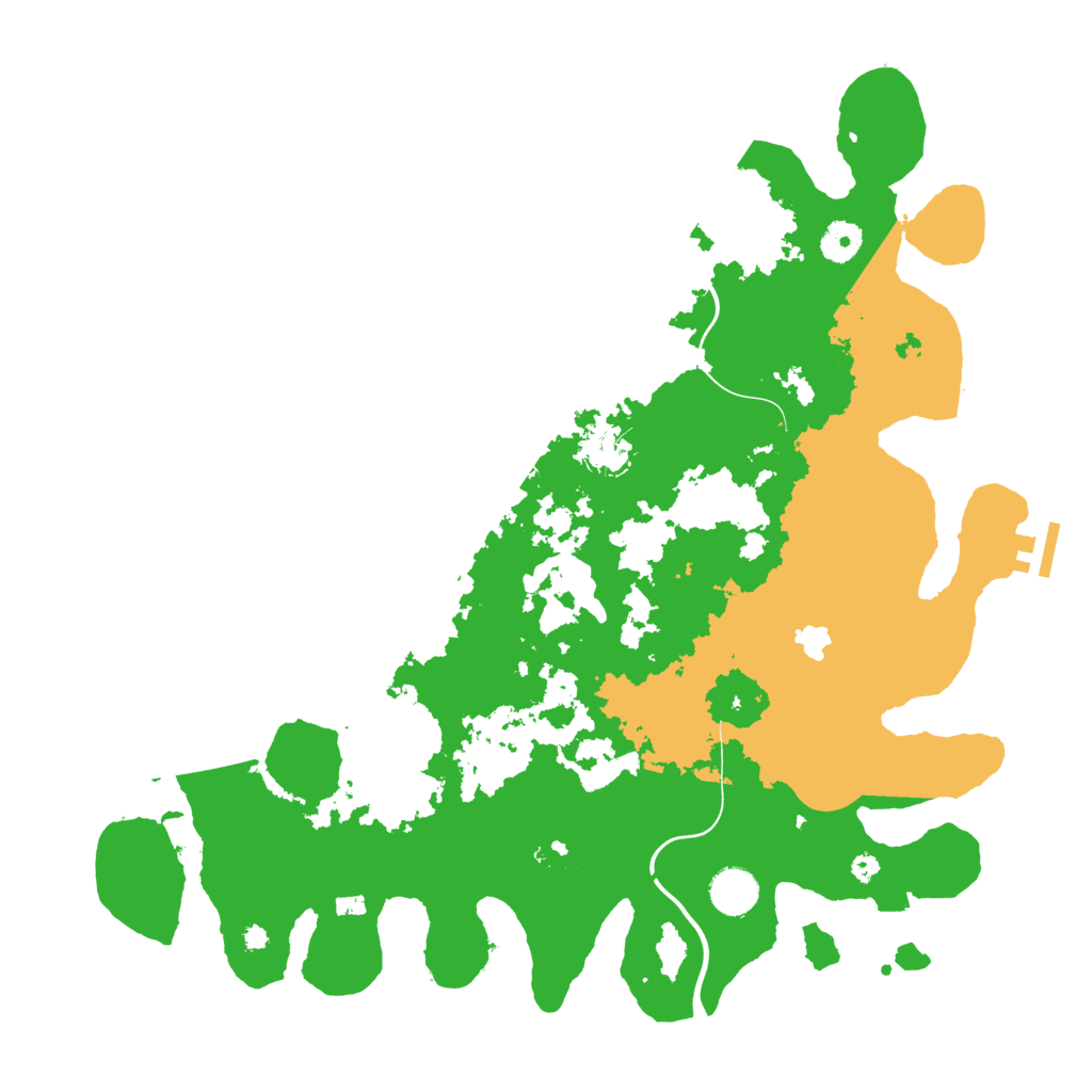 Biome Rust Map: Procedural Map, Size: 4000, Seed: 559505804