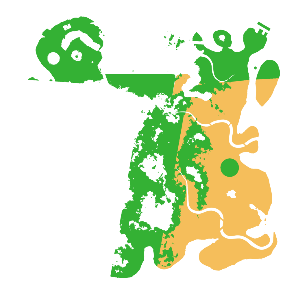 Biome Rust Map: Procedural Map, Size: 4250, Seed: 619620011