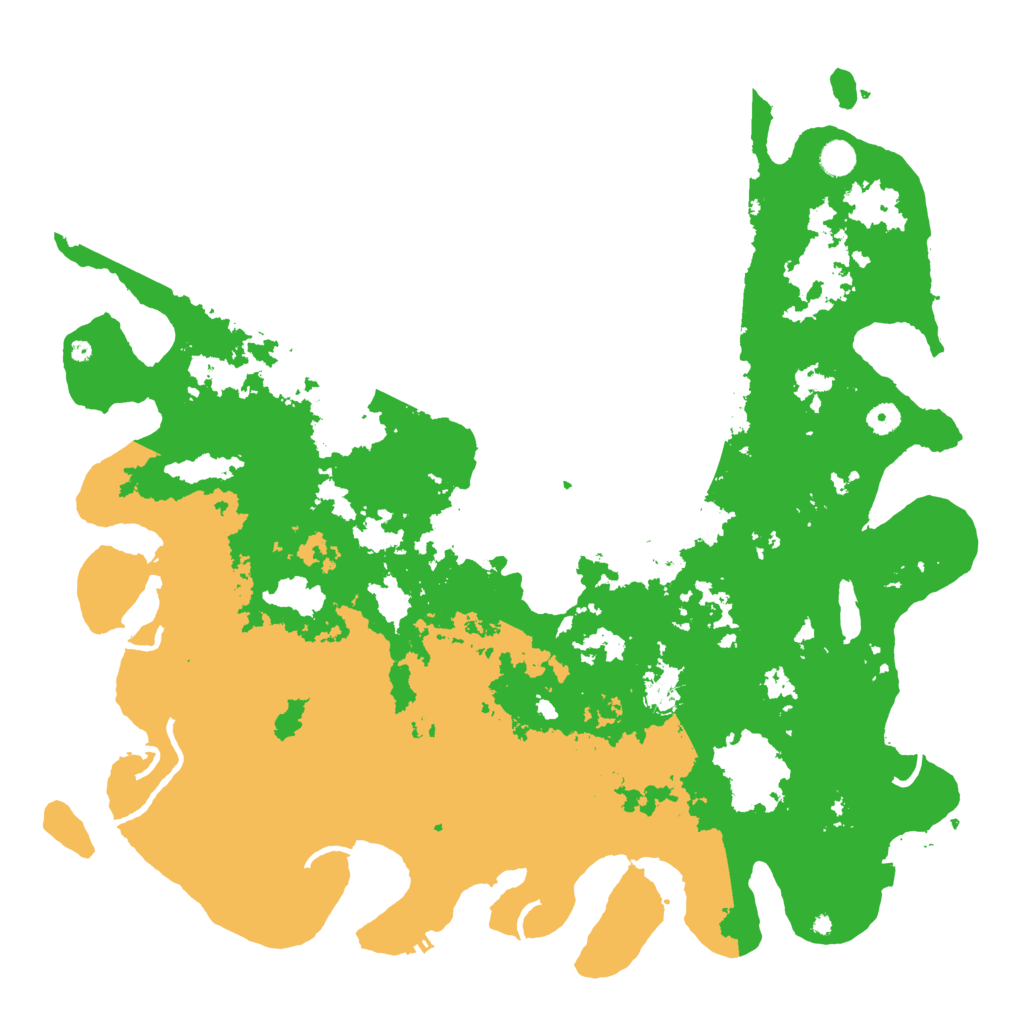 Biome Rust Map: Procedural Map, Size: 5000, Seed: 84152