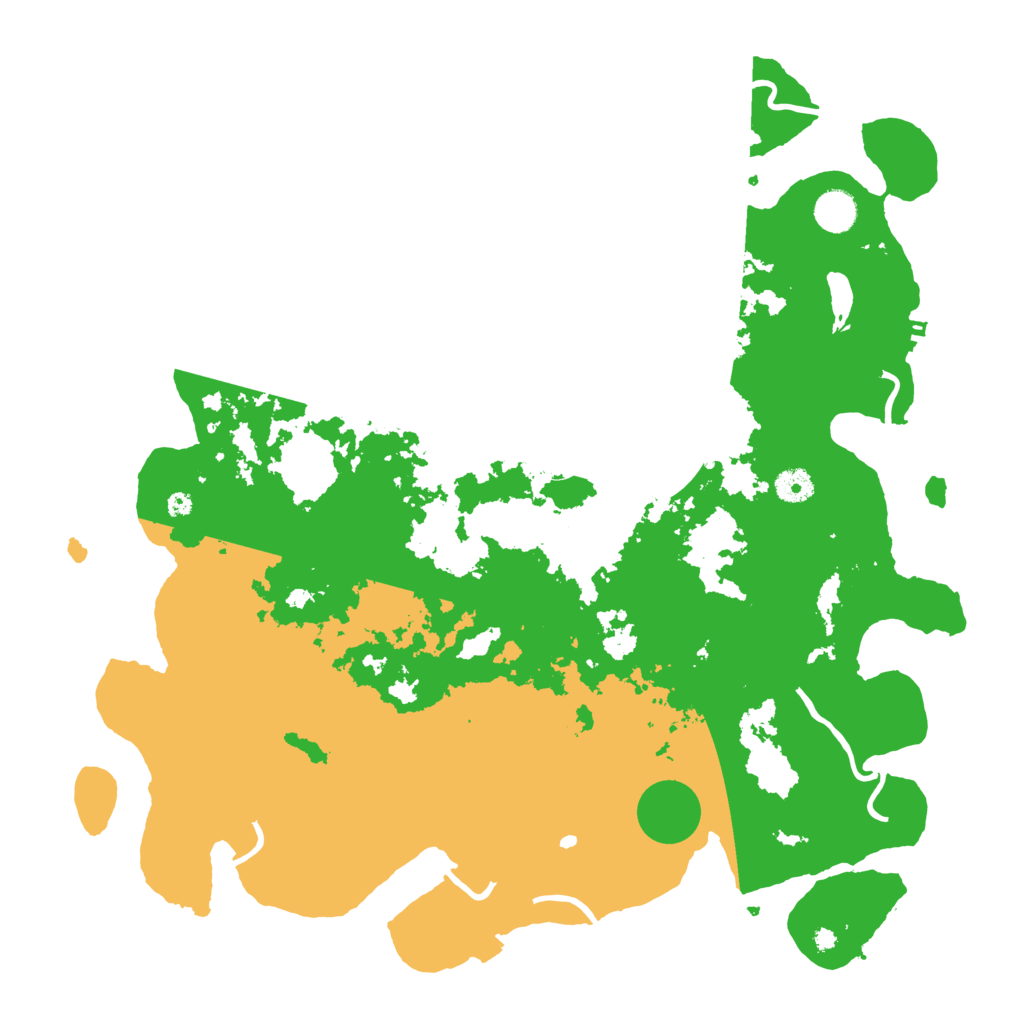 Biome Rust Map: Procedural Map, Size: 4250, Seed: 445475792