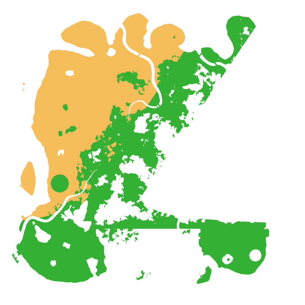Biome Rust Map: Procedural Map, Size: 4500, Seed: 1688218525