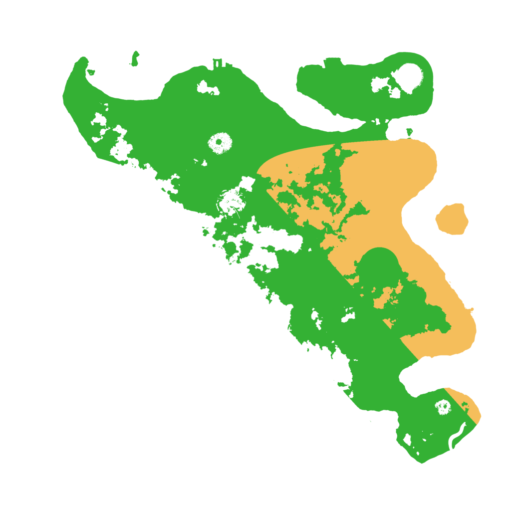 Biome Rust Map: Procedural Map, Size: 3500, Seed: 945699205