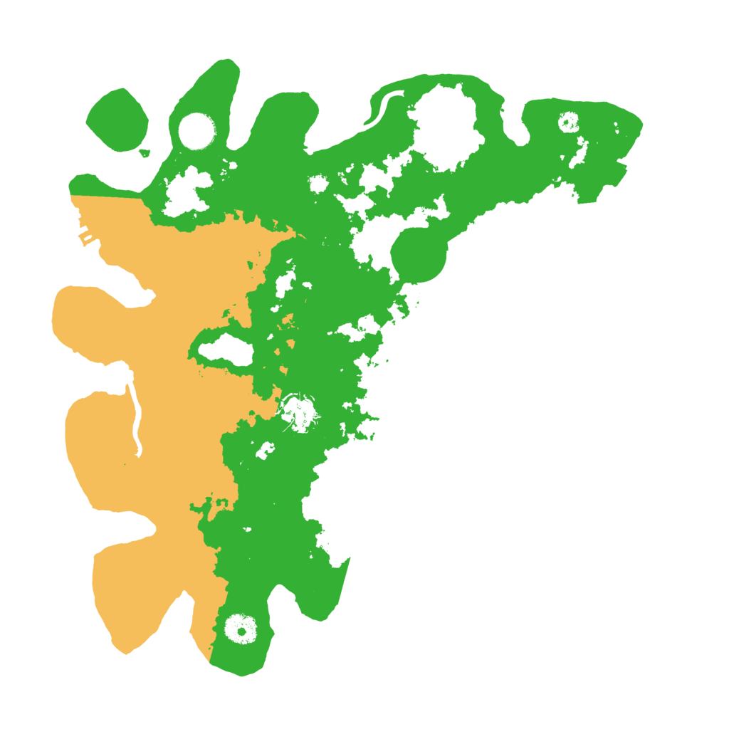 Biome Rust Map: Procedural Map, Size: 3500, Seed: 31452350