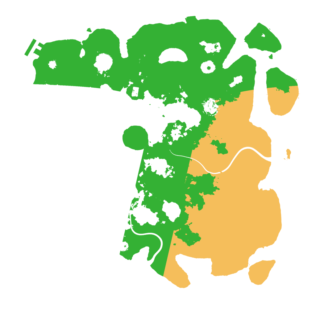 Biome Rust Map: Procedural Map, Size: 3500, Seed: 214512322
