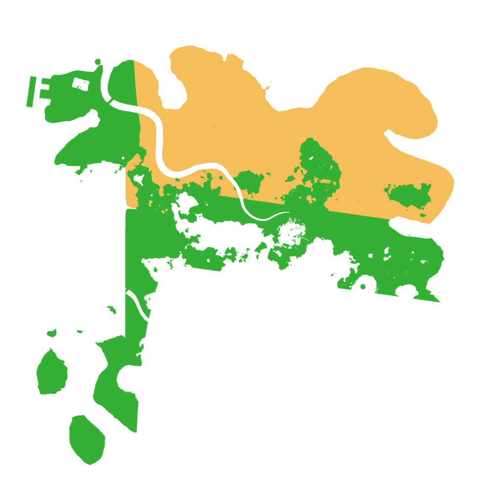 Biome Rust Map: Procedural Map, Size: 3300, Seed: 165533895