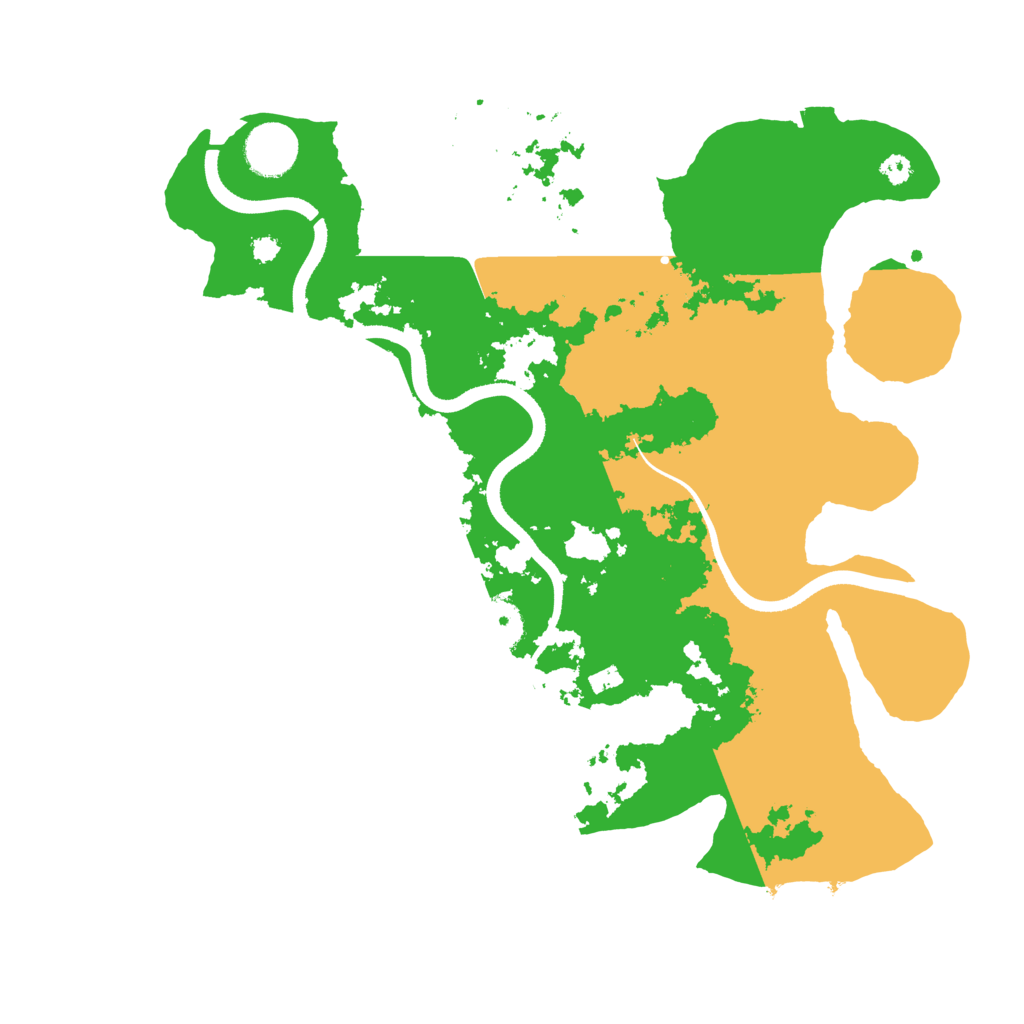 Biome Rust Map: Procedural Map, Size: 3500, Seed: 1189120757