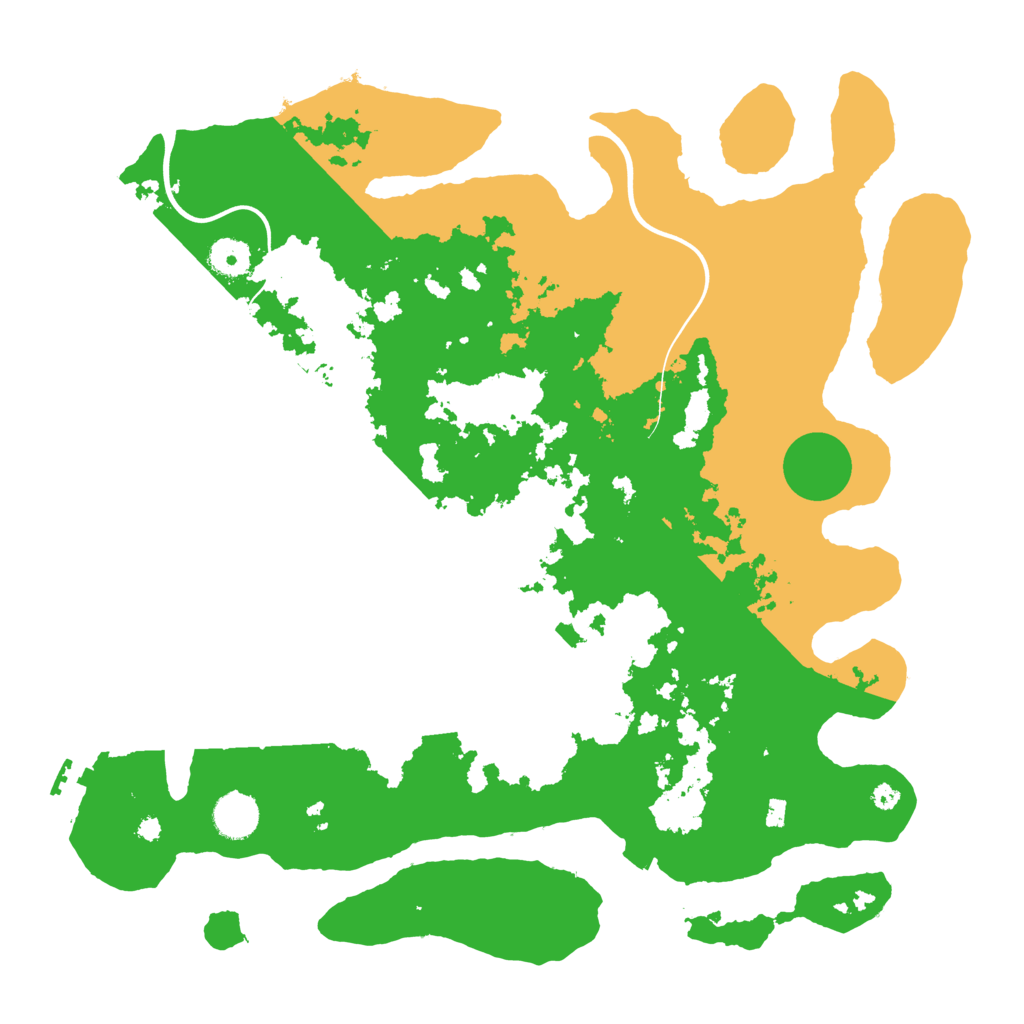 Biome Rust Map: Procedural Map, Size: 3950, Seed: 1108055527