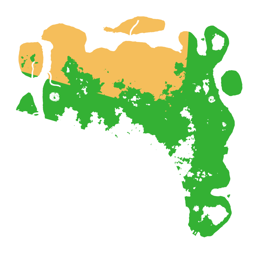Biome Rust Map: Procedural Map, Size: 4000, Seed: 72481