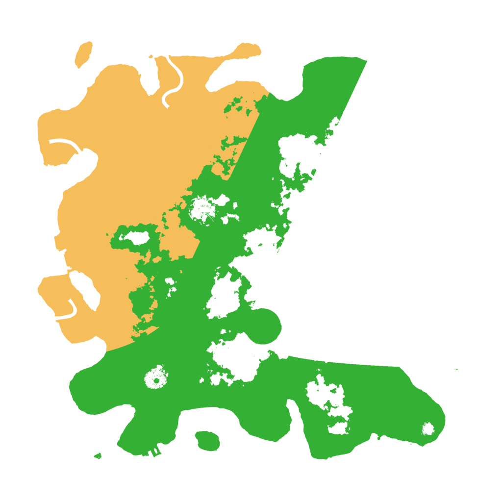Biome Rust Map: Procedural Map, Size: 3700, Seed: 785438877