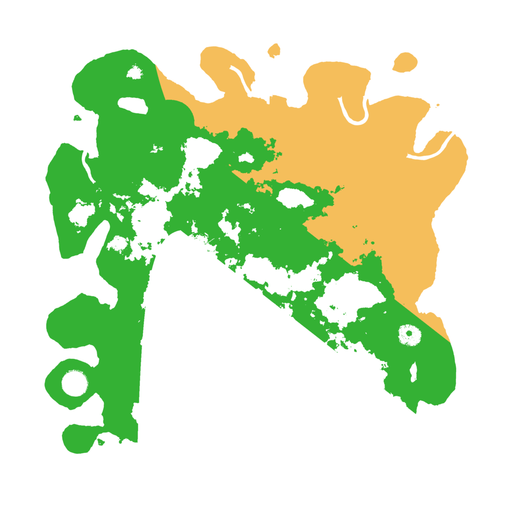 Biome Rust Map: Procedural Map, Size: 3500, Seed: 279160960