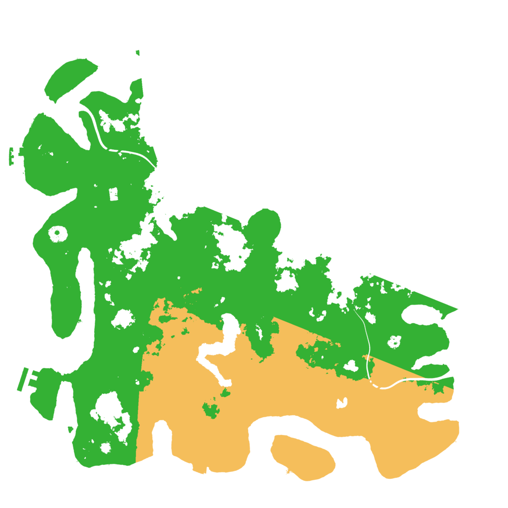 Biome Rust Map: Procedural Map, Size: 4250, Seed: 32879736