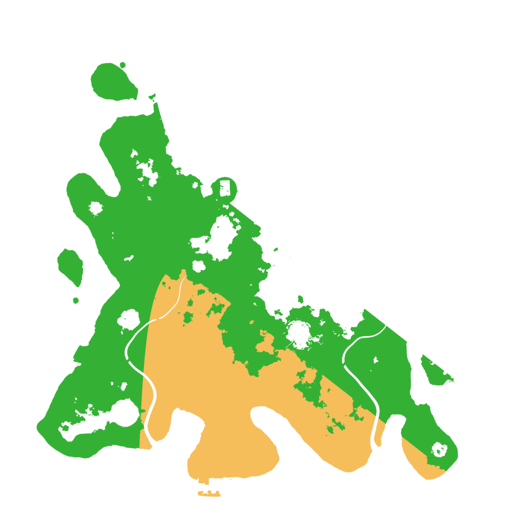 Biome Rust Map: Procedural Map, Size: 3500, Seed: 271691823