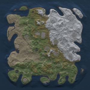 Thumbnail Rust Map: Procedural Map, Size: 4250, Seed: 15143277, 18 Monuments