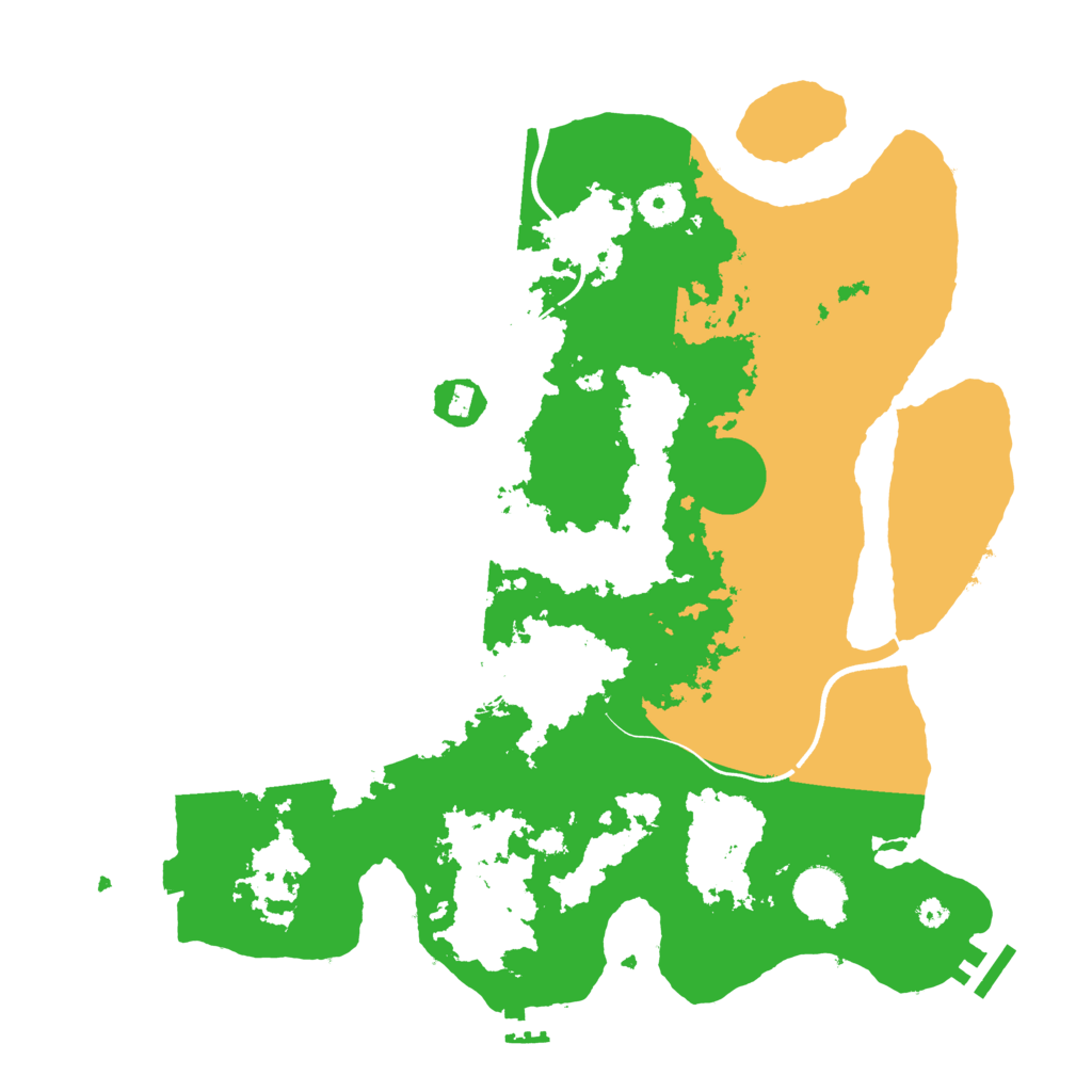 Biome Rust Map: Procedural Map, Size: 3750, Seed: 585979