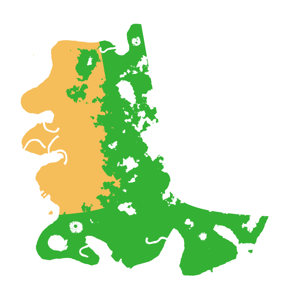 Biome Rust Map: Procedural Map, Size: 3500, Seed: 961480094