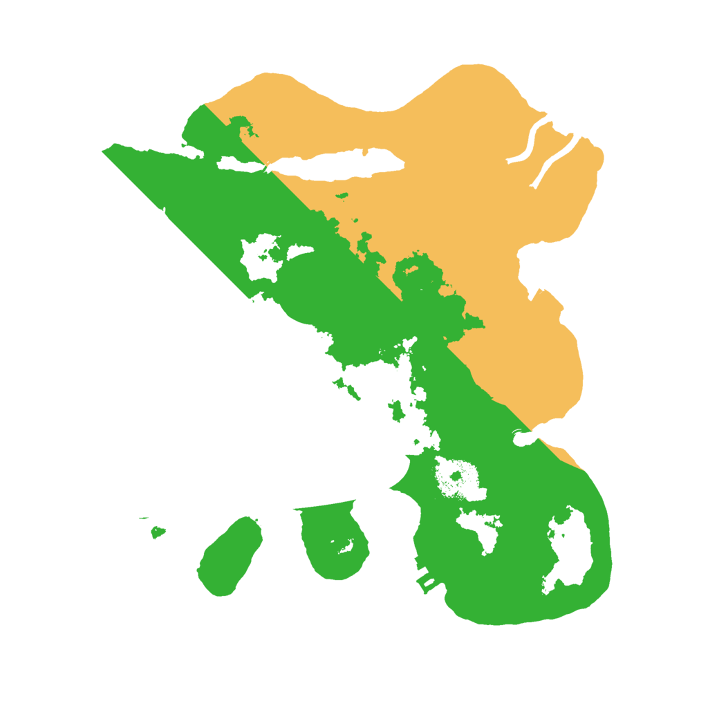 Biome Rust Map: Procedural Map, Size: 2600, Seed: 312422889