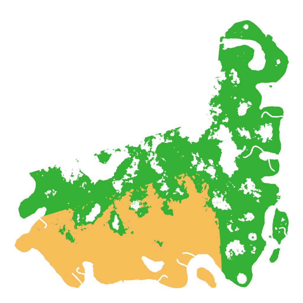 Biome Rust Map: Procedural Map, Size: 5500, Seed: 6485779