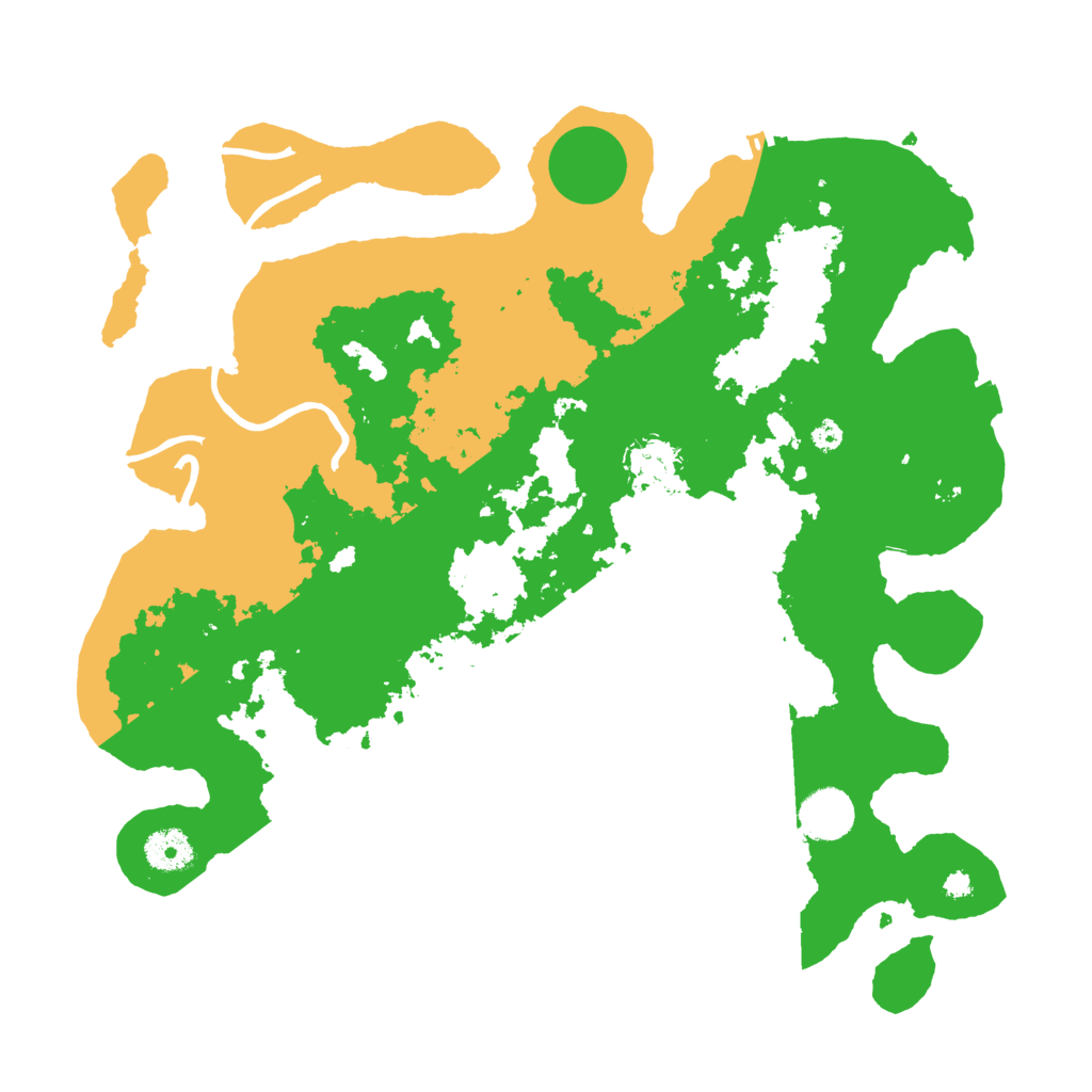 Biome Rust Map: Procedural Map, Size: 3700, Seed: 15873862