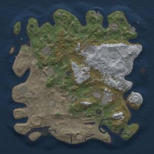 Thumbnail Rust Map: Procedural Map, Size: 4250, Seed: 1637684522, 18 Monuments