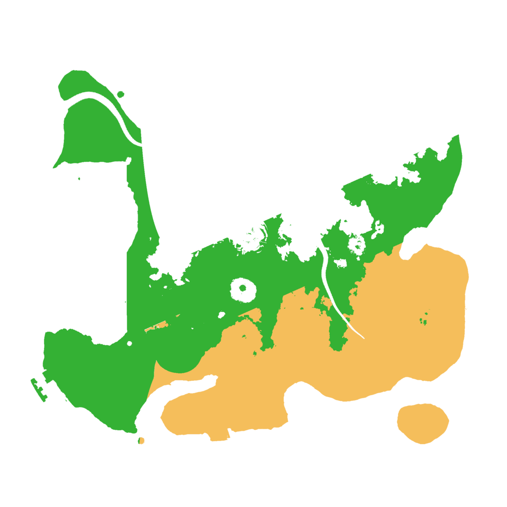 Biome Rust Map: Procedural Map, Size: 3000, Seed: 132681263