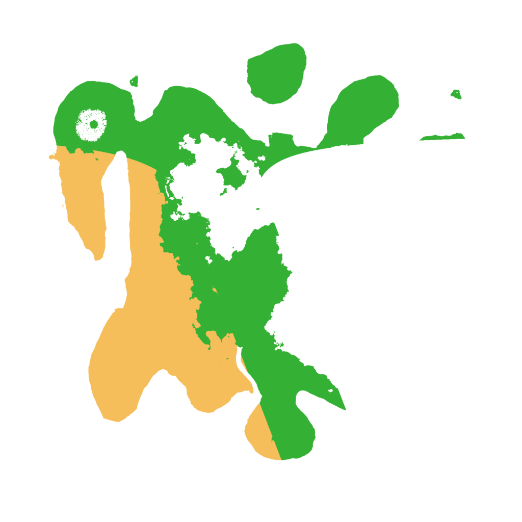 Biome Rust Map: Procedural Map, Size: 2500, Seed: 1452745993