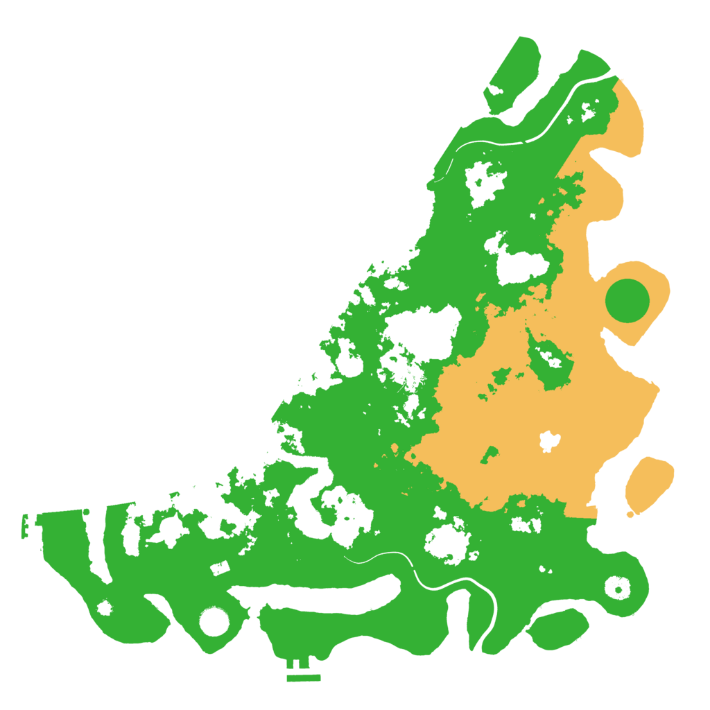 Biome Rust Map: Procedural Map, Size: 4250, Seed: 447398665