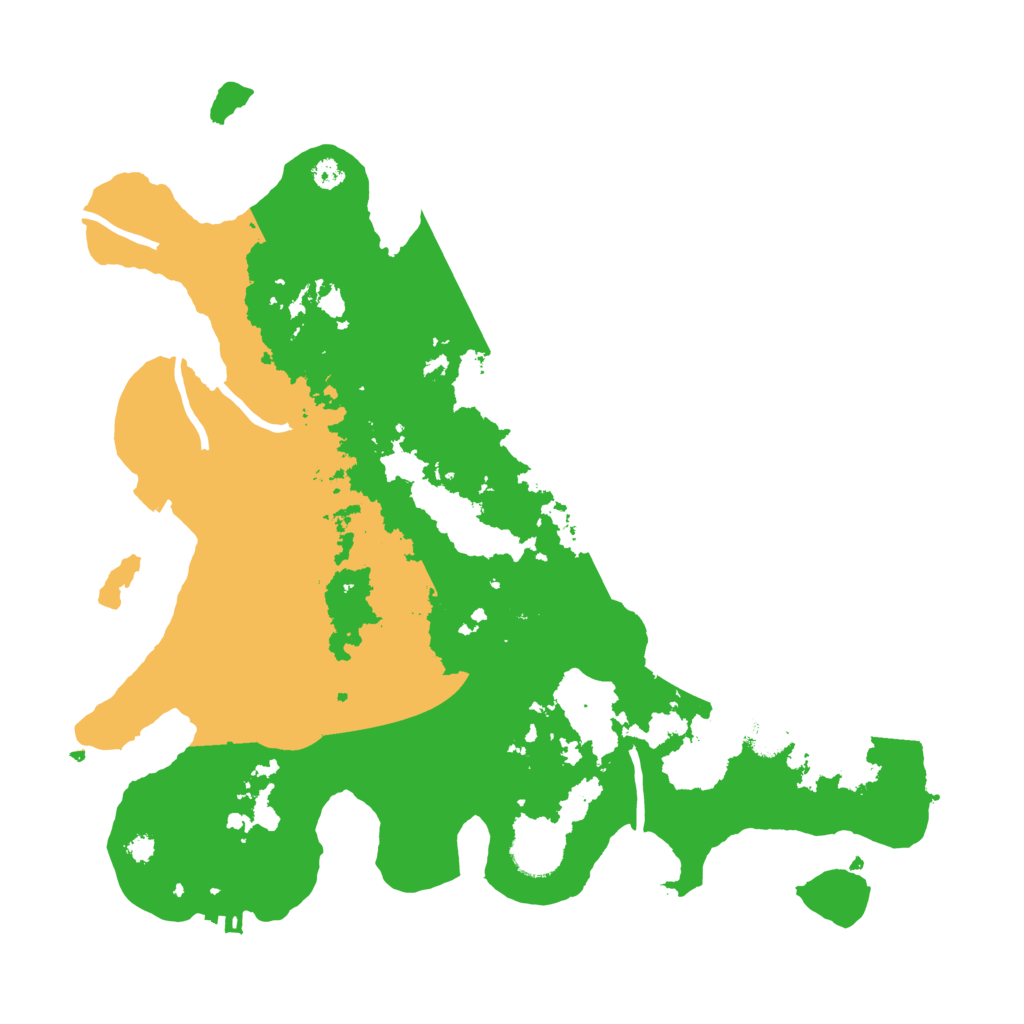 Biome Rust Map: Procedural Map, Size: 3500, Seed: 1206175059