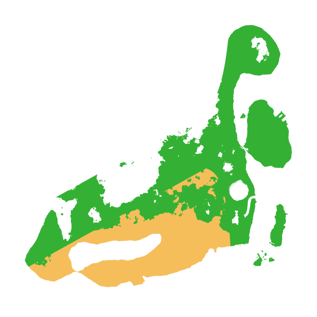 Biome Rust Map: Procedural Map, Size: 3000, Seed: 12009203