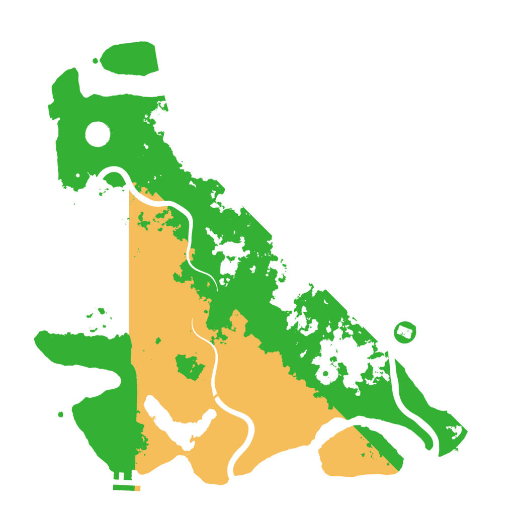 Biome Rust Map: Procedural Map, Size: 3800, Seed: 952685328