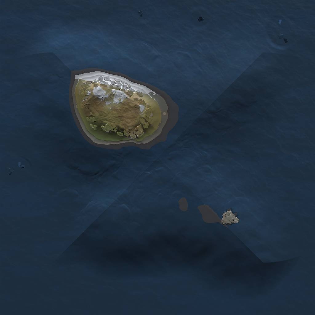 Rust Map: Procedural Map, Size: 1000, Seed: 2001619485, 3 Monuments