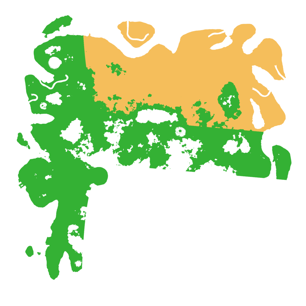 Biome Rust Map: Procedural Map, Size: 4500, Seed: 421755780