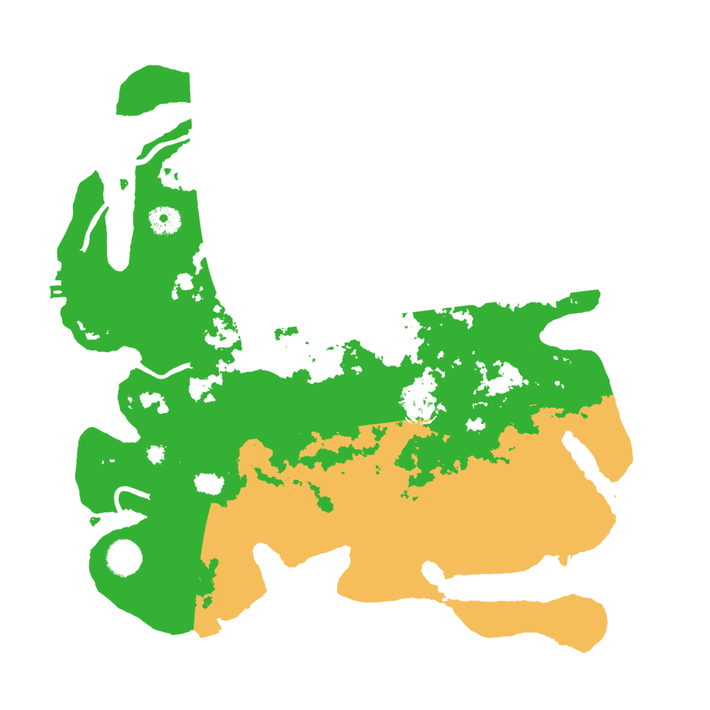 Biome Rust Map: Procedural Map, Size: 3500, Seed: 1057623449