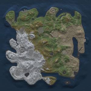 Thumbnail Rust Map: Procedural Map, Size: 3700, Seed: 2050181, 18 Monuments