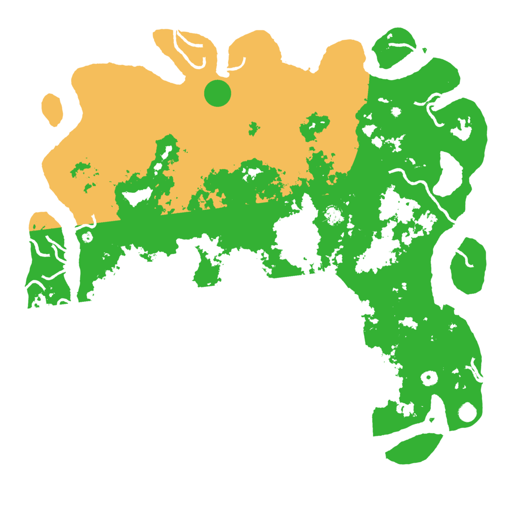Biome Rust Map: Procedural Map, Size: 5000, Seed: 47841