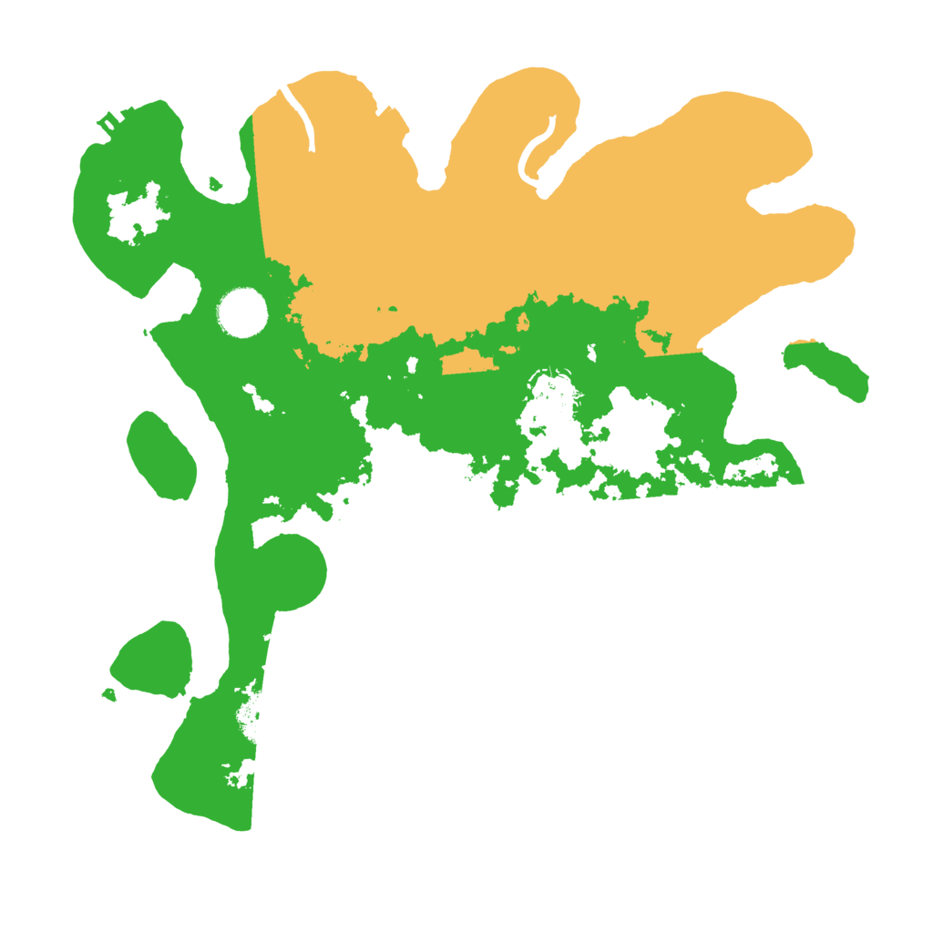 Biome Rust Map: Procedural Map, Size: 3300, Seed: 1140051498