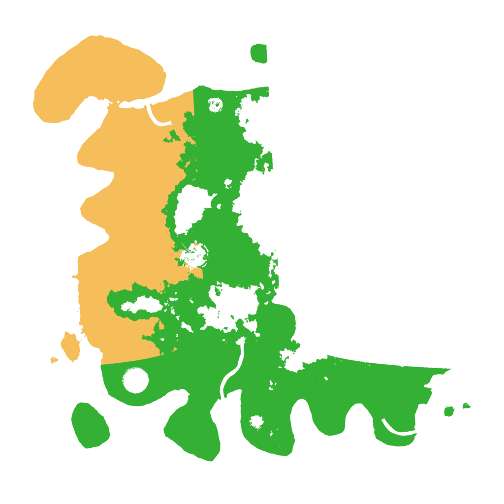Biome Rust Map: Procedural Map, Size: 3500, Seed: 31722664