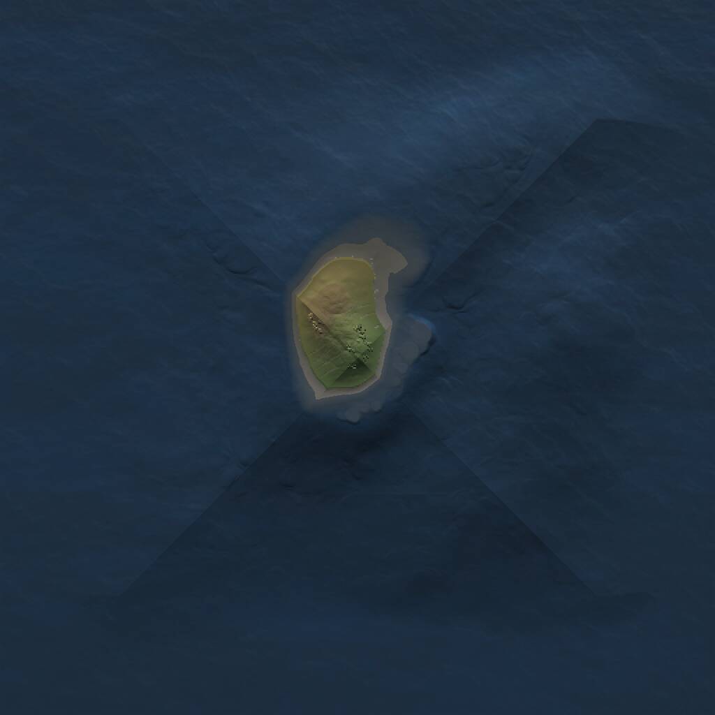 Rust Map: Procedural Map, Size: 1000, Seed: 2055215791, 1 Monuments