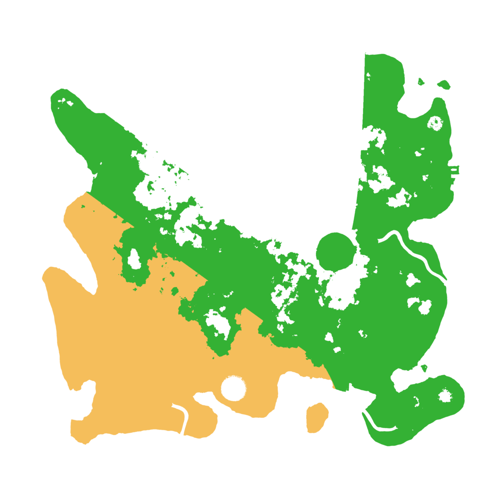Biome Rust Map: Procedural Map, Size: 3500, Seed: 5746210