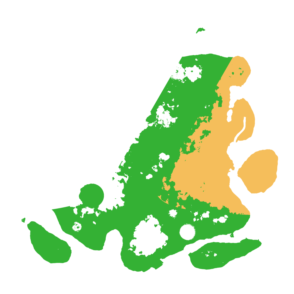 Biome Rust Map: Procedural Map, Size: 3300, Seed: 1192799551