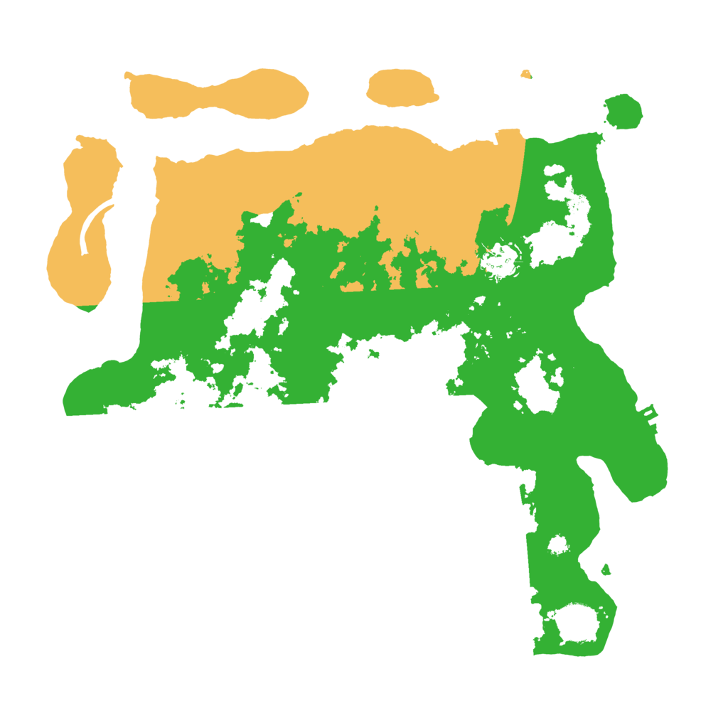 Biome Rust Map: Procedural Map, Size: 3400, Seed: 54384