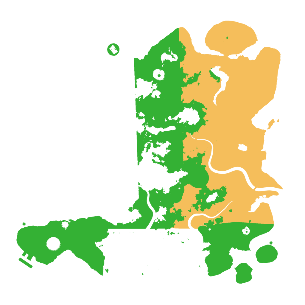Biome Rust Map: Procedural Map, Size: 4000, Seed: 377427824