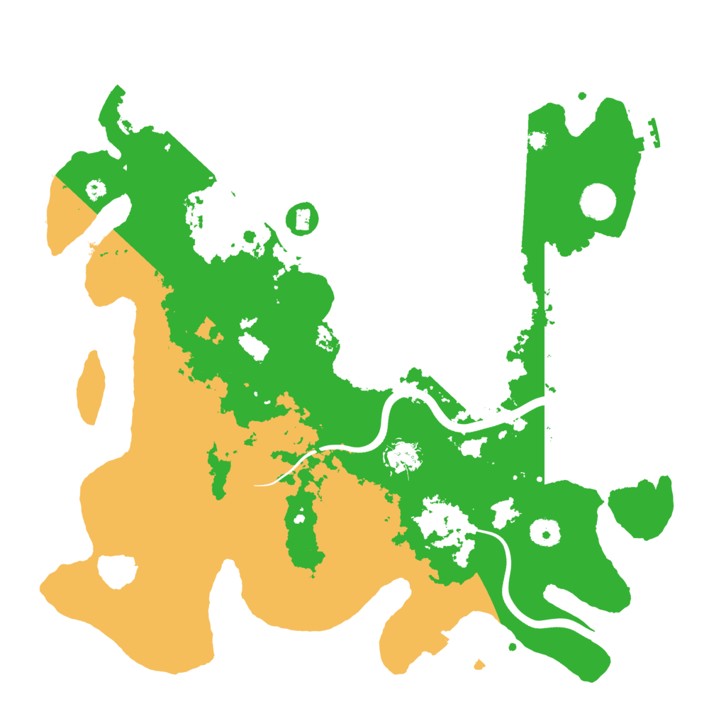 Biome Rust Map: Procedural Map, Size: 3700, Seed: 1384431772